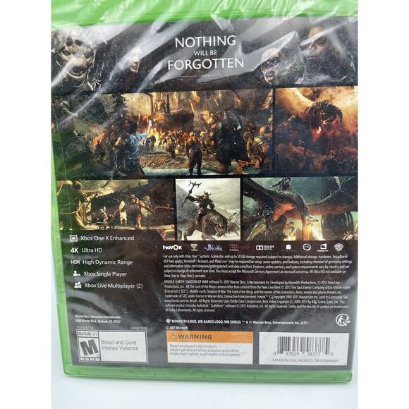 Middle-Earth: Shadow of War /Xbox One/ NEW SEALED - Picture 6 of 9